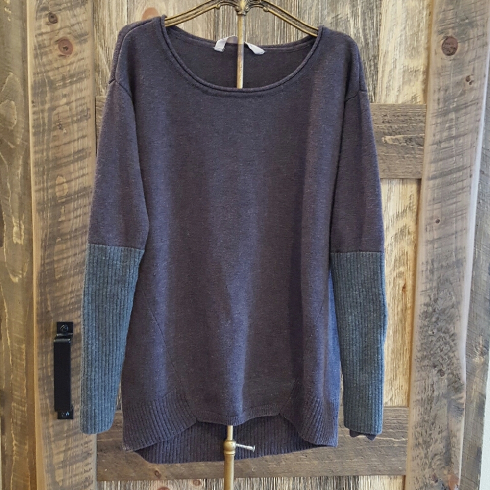 Athleta purple Merino wool sweater size XS